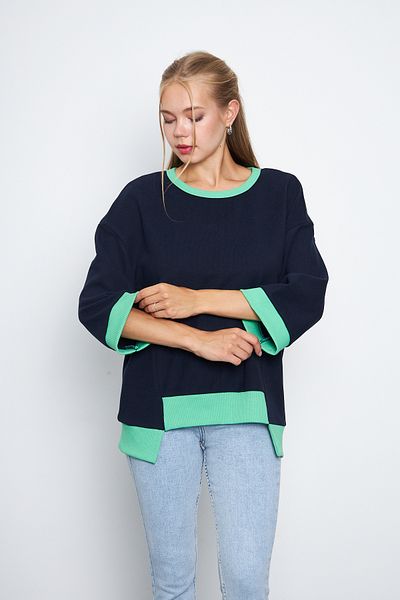CrazyShopping Three-quarter Sleeve Camisole Women's Sweatshirt - Garni