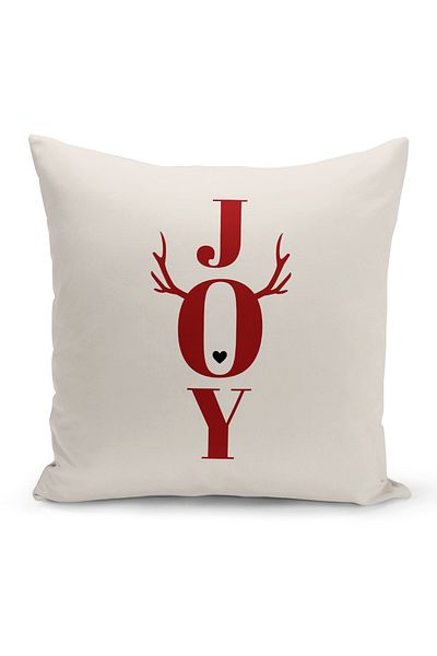 Bertille Home New Year Series Double Sided Digital Printed Throw Pillow Case (Christmas Christmas Cushion Cover)