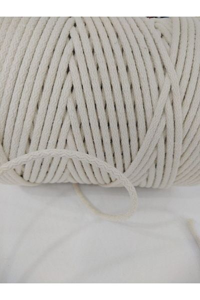 724 AVM Our Thread is Cotton Missing, Return and Complain Different Shippers-4kg Ecru Color Macrame Supla Tress