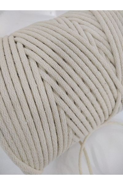 724 AVM Our Thread is Cotton Missing, Return and Complain Different Shippers-4kg Ecru Color Macrame Supla Tress