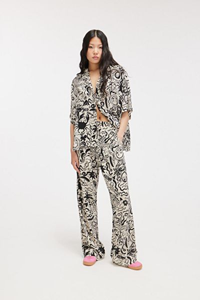 Monki Mon 122847900224 Patterned Trousers
