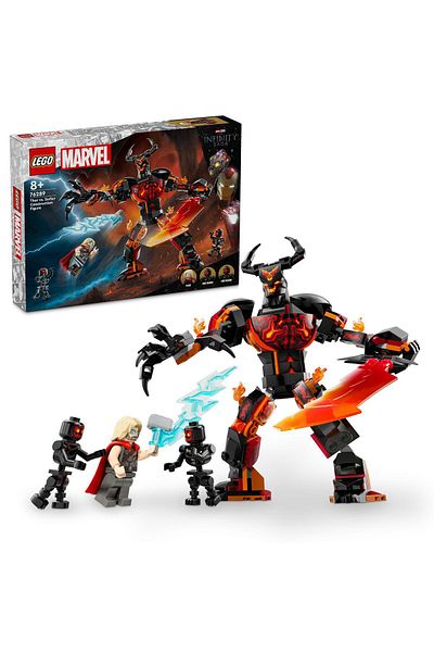 LEGO marvel Thor and Surtur Against the Production Figure - Age 8 and up Production Set 76289 (245 Pieces)