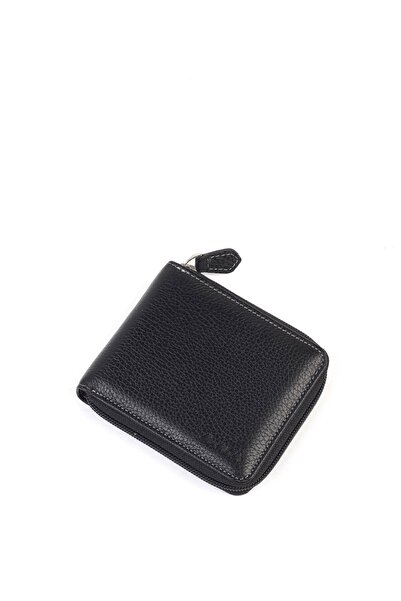 Aka Deri Siyah Erkek Cüzdanı 818 -2