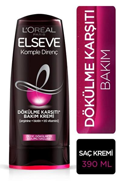 L'Oreal Paris L'Oréal Paris Elseve Komple Direnç Dökülme Karşıtı Bakım Kremi 390 ml