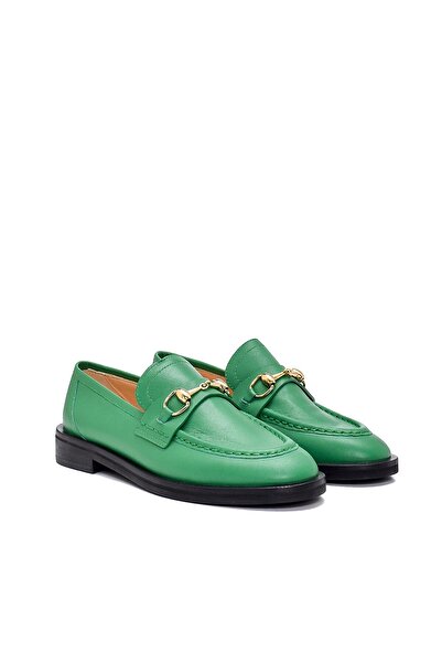 Sofia Baldi Verda Green Women's Leather Casual Shoes