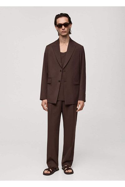 MANGO Man Trägerbluse aus 100 % Baumwolle