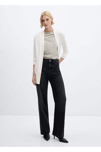 MANGO Woman Strickwaren-Cardigan mit dünnem Design