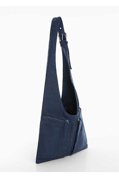 MANGO Woman Geantă de buzunar denim