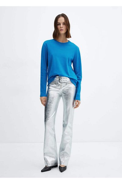 MANGO Woman Premium-T-Shirt aus Baumwolle