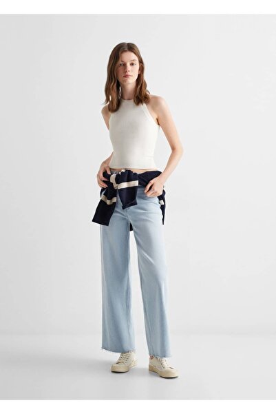 Mango Teen Tricou Alb Pentru Copii