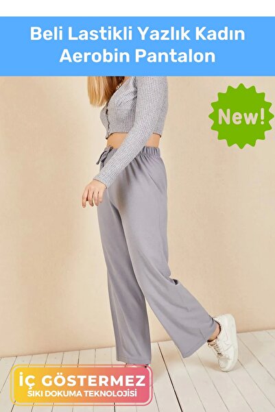 Pastimore Pantaloni de damă Aerobin gri de vară - anti-transpirație, potrivir...