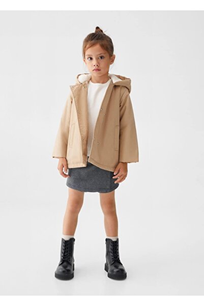 MANGO Baby Kruvaze kesimli anorak