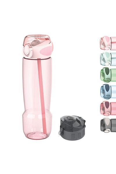 zweikell Rezon Switch Light Pink Bpa Free 650 ml Tritan Unbreakable Water Bottle - Water Bottle - Spare Cap
