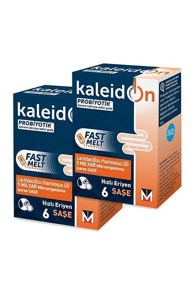 Kaleidon تركيبة بروبيوتيك سريعة الذوبان 6 أكياس 2 قطعة