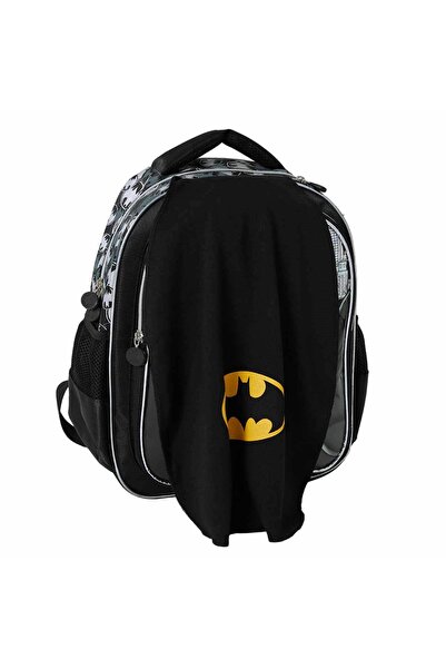 Batman School Bag with Cloak Set - 4 Pieces