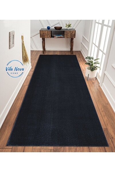 Vila Nova Home سجادة أطفال سوداء ناعمة وغير قابلة للانزلاق - قطيفة، مضادة للبكتيريا، قاعدة منقطة
