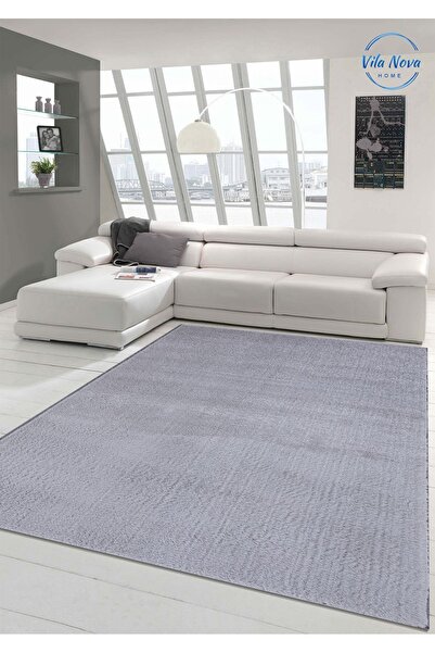 Vila Nova Home سجادة أطفال مضادة للبكتيريا باللون الرمادي - ناعمة وغير قابلة للانزلاق، قابلة للغسل