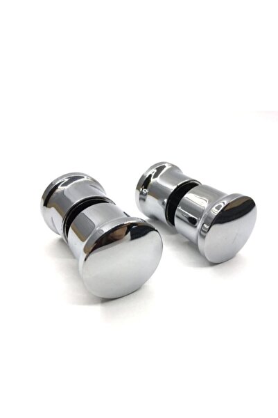 AYRINTISHOP 2 Kapılık Cam Duşakabin Topuz Yuvarlak Kulpları