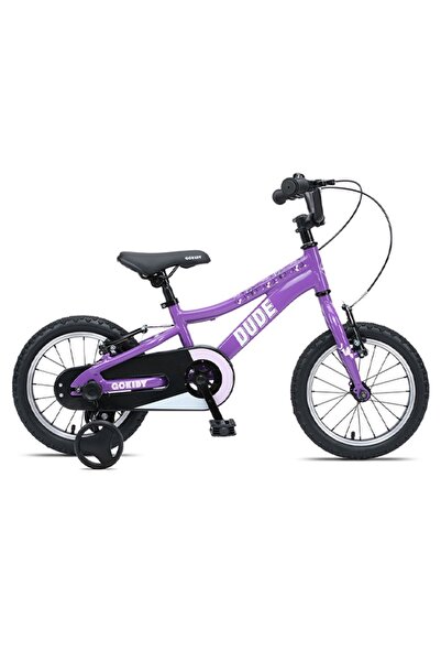 Gokidy DUDE 14" Jant Çocuk Bisikleti Mor