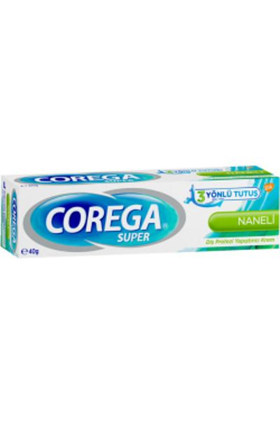 Corega 40 جرام لاصق أسنان كريمي بالنعناع - فردي