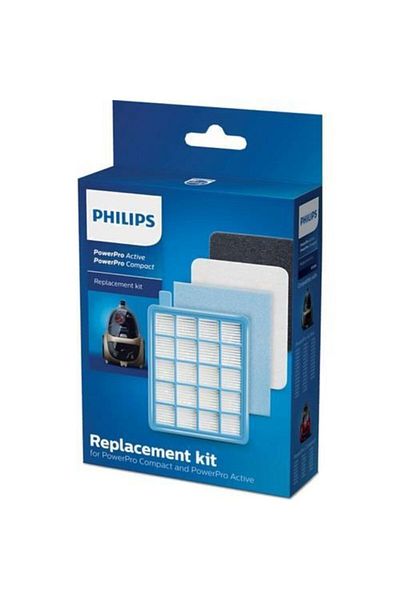 Marketto Philips Fc 8632 Powerpro Active Vacuum Cleaner Telescopic Pipe and Hepa Filter