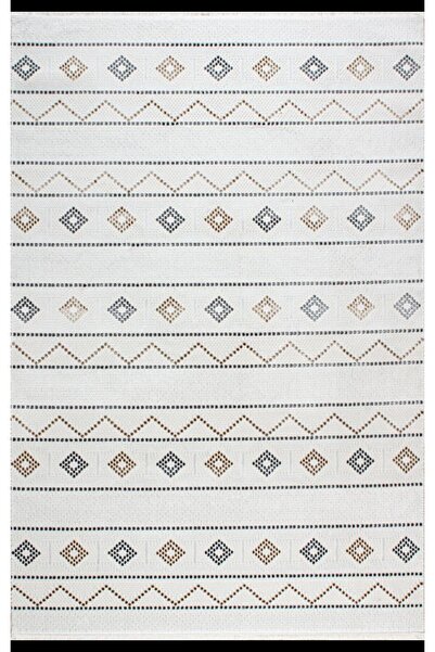 Artemis Halı Artemis Halı Cozy 03053H Gri Kemik Bohem Tarzı Halı
