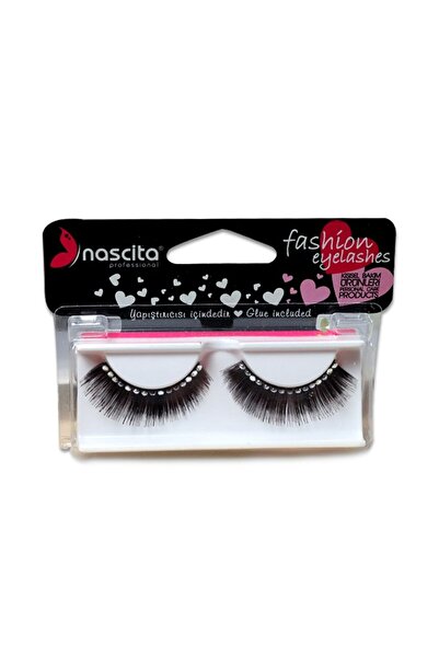 nascita Taşlı Takma Kirpik -034