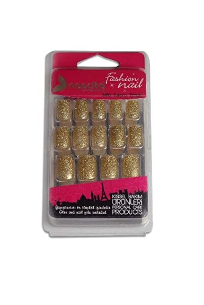 nascita 24'lü Altın Simli Takma Tırnak - 108