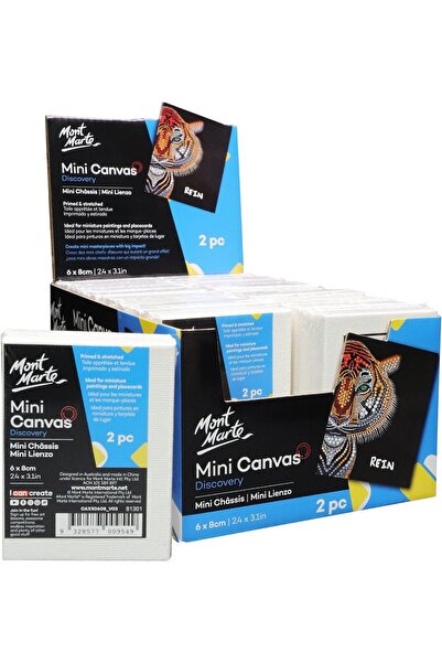 Mont Marte MM Mini Kanvas 6x8cm  2'li Discovery