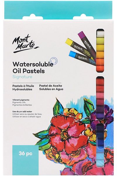 Mont Marte Pastel 36-Piece MM Water Soluble Oil Signature
