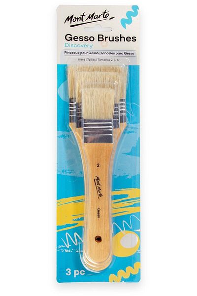 Mont Marte Discovery MM Gesso Brushes - 2,4,6 (No) Σετ 3 τεμαχίων