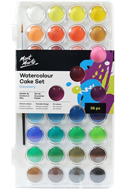 Mont Marte MM Sulu Boya Cake Seti 37 Parça