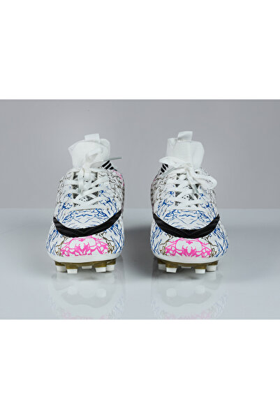 LALİGA Laliga 565 White Gold Patterned Crampon with Elephant and Waiter Socks