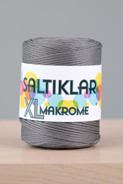 SALTIKLAR 4mm Dark Grey-420 Premium Polyester Macrame Thread - 200Gram XL