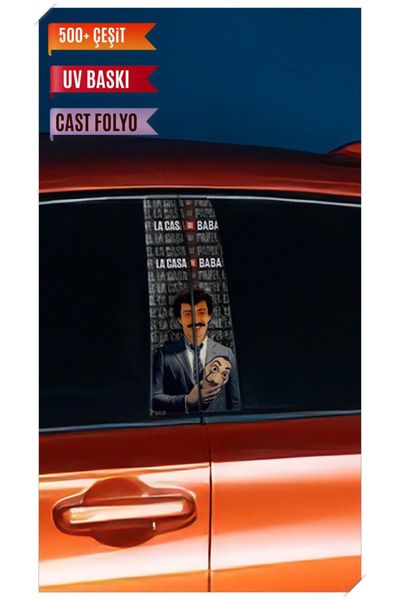 YENİ CREATİVE Araç Kapı Direk Kaplama Folyosu Müslüm Gürses Desenli (Sağ Sol ...