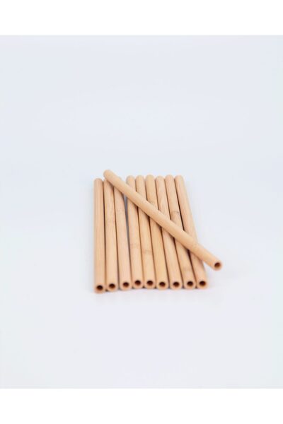 BASTONLU ZÜCCACİYE 10'lu Bambu Pipet Seti