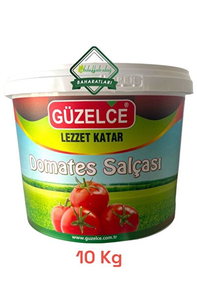 Güzelce Hacıoğlu Baharat Hatay Yöresel Doğal Domates Salçası 10 Kg Kova