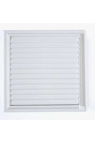 SAHMO METAL 50x30 Beyaz Alüminyum Hareketli Menfez Yüzeysel Banyo Wc Havaland...
