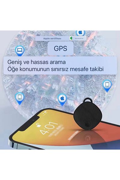 Dynego Airtag - Ios, Iphone, Ipad, Mac Compatible Smart Gps Device Monitoring and Item Locator