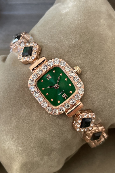 Leerybee Özel Kutulu Minimal Zirkon Taşlı Kadın Kol Saati Arkadaşa Sevgiliye ...