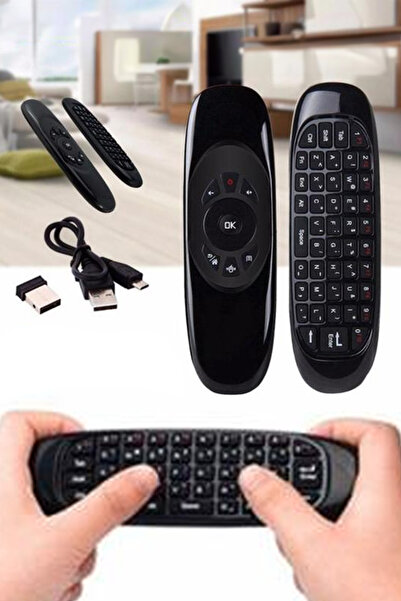 Genel Markalar Kablosuz Mouse Ve Klavye Özellikli Akıllı Kumanda Hem Mouse He...