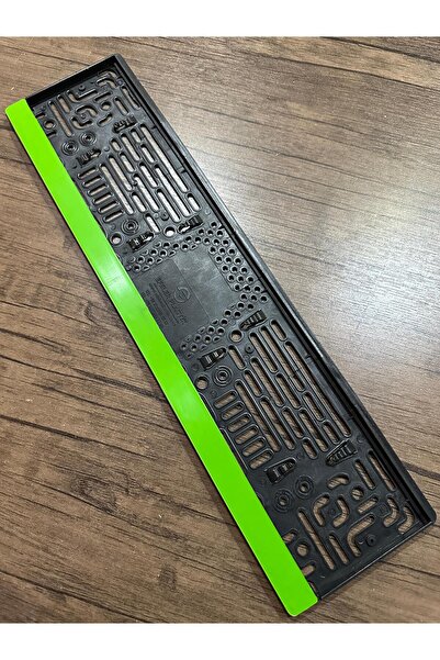 EFELER PLASTİK YEŞİL RENK BOŞ PLAKALIK