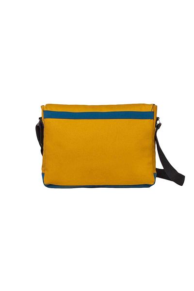Z zepplin Mustard Colored Unprinted Messenger Bag