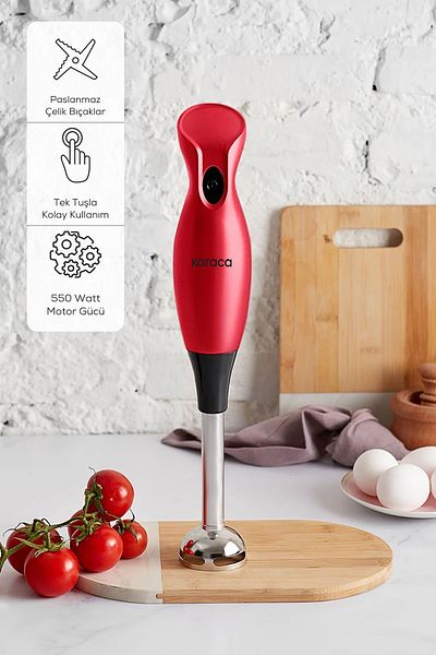 Karaca Emperor Stick Blender - Red