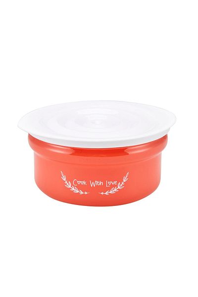 Cookplus With Love Coral Glass Storage Container