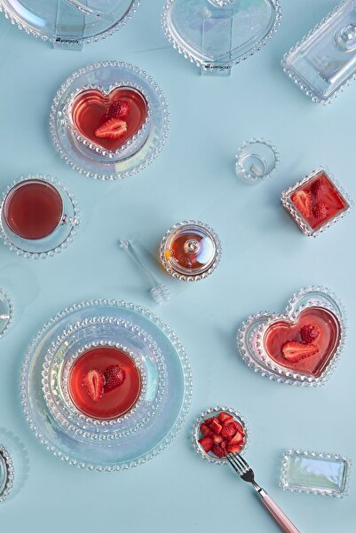 Karaca Rory Heart Serving Plate 18 Cm