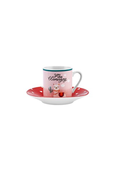 Karaca Std Lama 2-Person Coffee Cup Set - 80 ml Classic