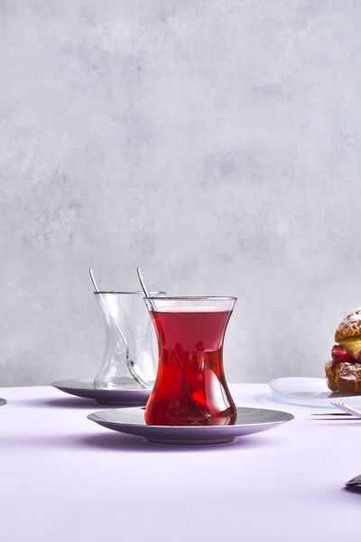 Karaca Set de ceai Niko 18 piese pentru 6 persoane