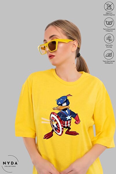Nyda Collections Unisex majica kratkih rukava sa okruglim izrezom, sa printom...