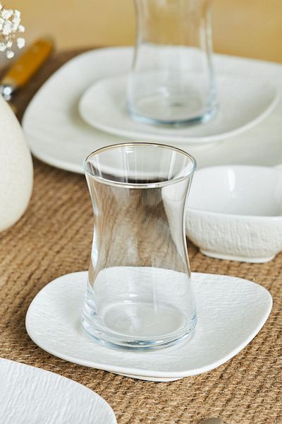 Karaca Cliff 26 Piece Porcelain Breakfast Serving Set for 4 People